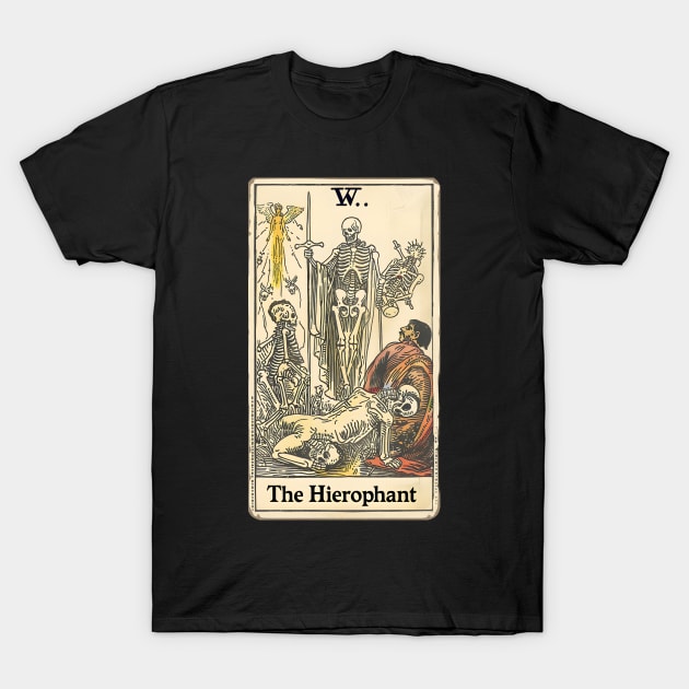 V. The Hierophant T-Shirt by DarkAgeArt